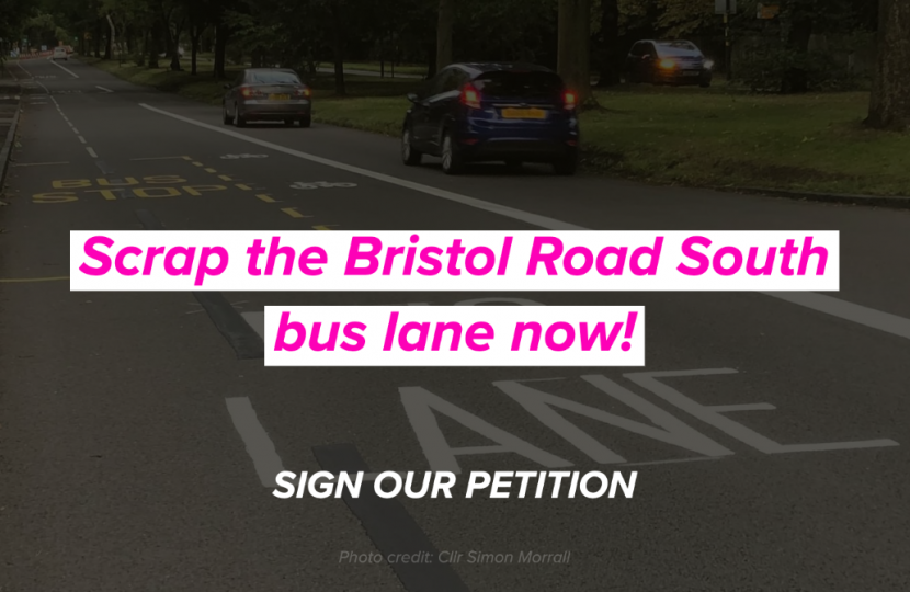 Scrap the Bristol Road South Bus Lane Gary Sambrook